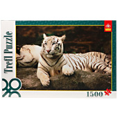 Фотография Пазл Trefl 1500 - Бенгальские тигры [=city]