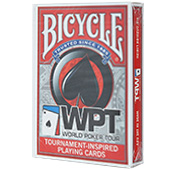 Фотография Карты для покера с пластиковым покрытием Bicycle: World Poker Tour (WPT) [=city]