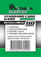 Фотография Протекторы Стандарт Pantheon Sleeves Standart Card Game Гермес 63.5х88мм (110 шт.) SCG-001 [=city]